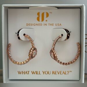 Bomb Party April 2026 Earrings “The Genevieve Hoop” Brand New!